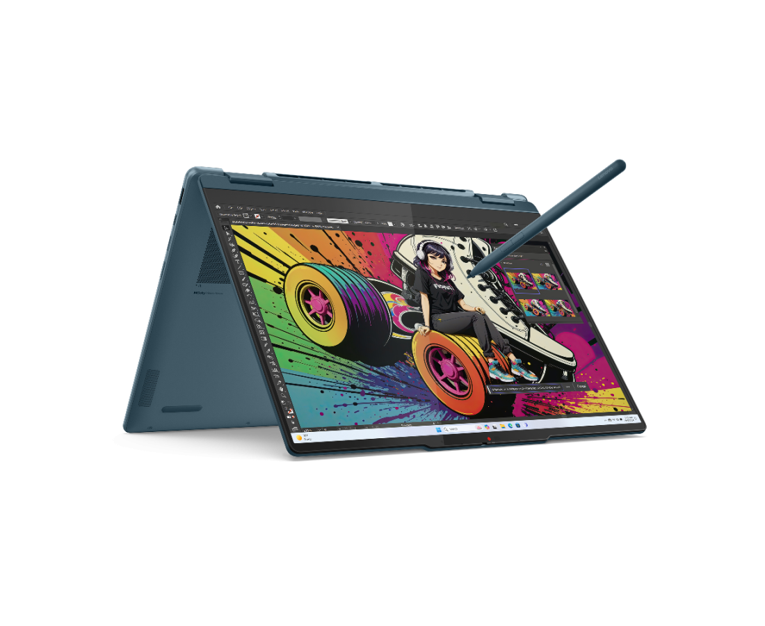 Lenovo Yoga 7 2 in 1 14AKP10, CPU: Ryzen AI 5 340, RAM: RAM 16 GB, Ổ cứng: SSD 512GB, Độ phân giải : Quad HD+, Card đồ họa: AMD Radeon Graphics, Kích thước màn hình: 14 inch, Loại màn hình: 10-point Multi-touch, Hệ điều hành: Windows 11, Màu sắc: Tidal Teal - hình số 