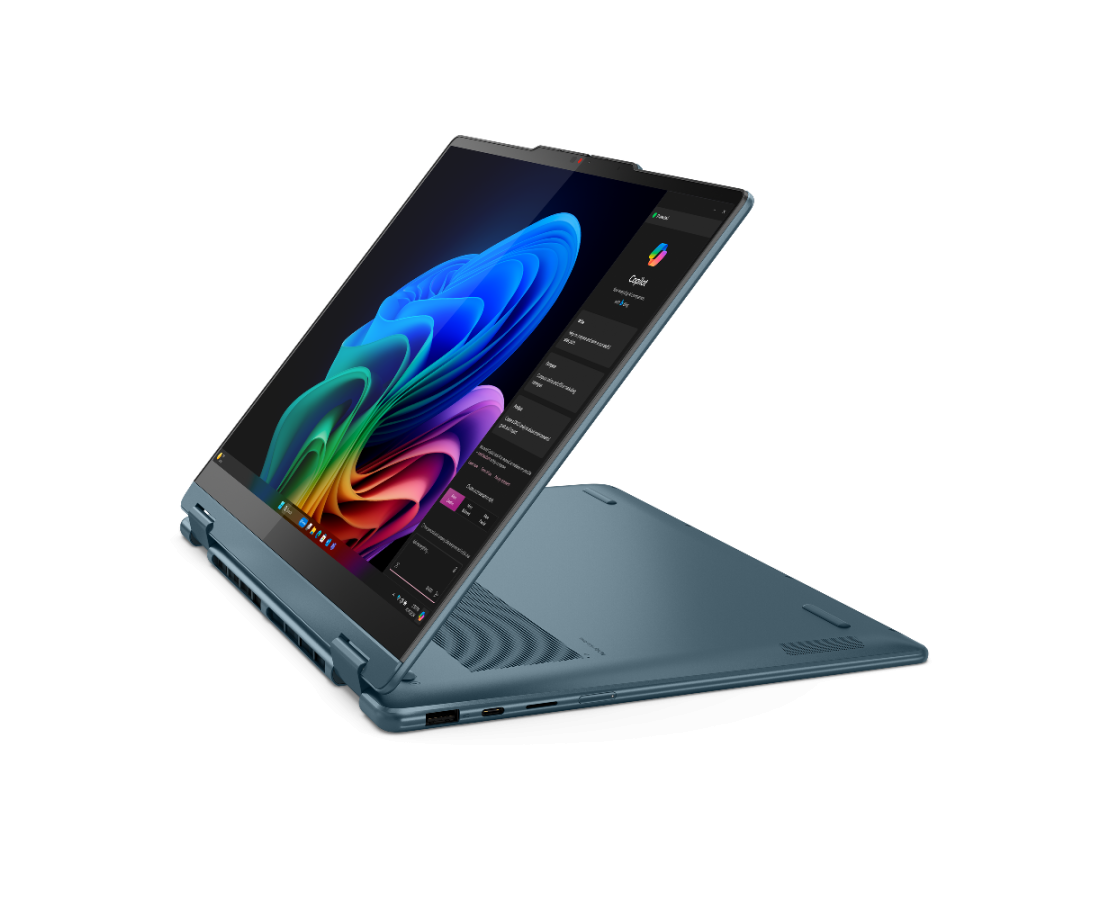 Lenovo Yoga 7 2 in 1 14AKP10, CPU: Ryzen AI 5 340, RAM: RAM 16 GB, Ổ cứng: SSD 512GB, Độ phân giải : Quad HD+, Card đồ họa: AMD Radeon Graphics, Kích thước màn hình: 14 inch, Loại màn hình: 10-point Multi-touch, Hệ điều hành: Windows 11, Màu sắc: Tidal Teal - hình số , 4 image