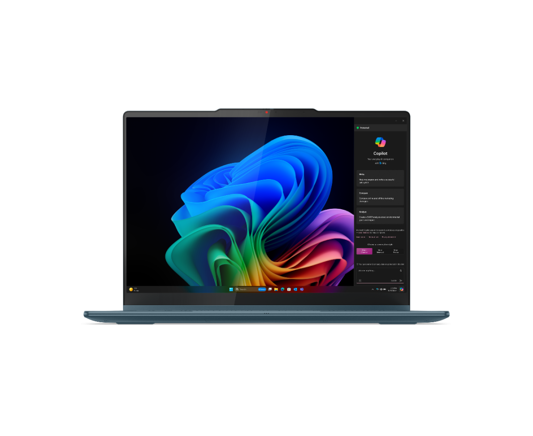 Lenovo Yoga 7 2 in 1 14AKP10, CPU: Ryzen AI 5 340, RAM: RAM 16 GB, Ổ cứng: SSD 512GB, Độ phân giải : Quad HD+, Card đồ họa: AMD Radeon Graphics, Kích thước màn hình: 14 inch, Loại màn hình: 10-point Multi-touch, Hệ điều hành: Windows 11, Màu sắc: Tidal Teal - hình số , 13 image